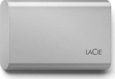 SSD i jashtëm LaCie, 2TB, USB 3.2, argjendtë