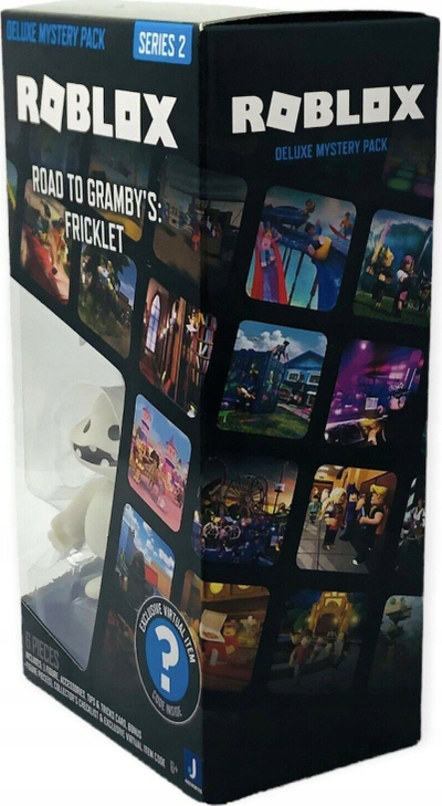 Figurë loje Roblox Deluxe Mystery Pack Series 2 Fricklet, me aksesorë, me kod virtual, e bardhë