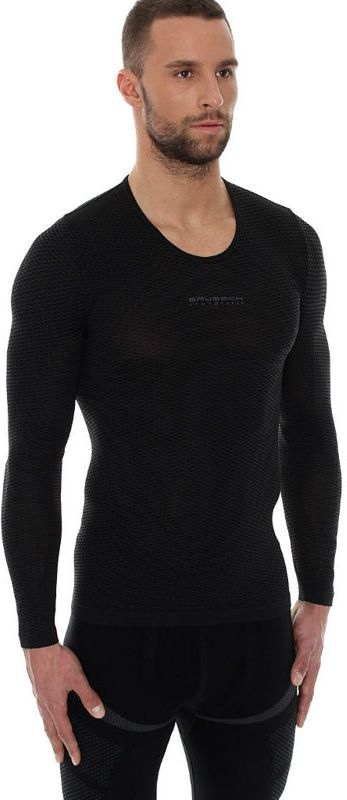 Bluzë termo për goca Brubeck Base Layer LS10850, masa M, e zezë