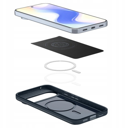 Kapak telefoni Spigen Thin Fit MagSafe, për Google Pixel 10, metal slate blu