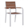 Kolltuk alumini BRONCA, 54.2×59×83.5 cm (HM5130.02), bardhë