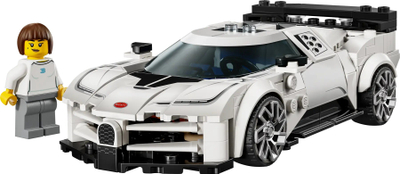 Set LEGO Speed Champions Bugatti Centodieci 77240, makinë sportive, shumëngjyrësh