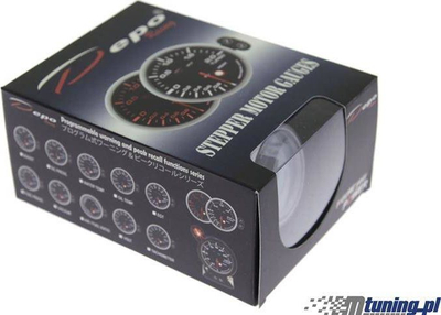 Matës turbo Depo Gauge WBL 4n1, 60mm, volt, presion, temperaturë, i bardhë