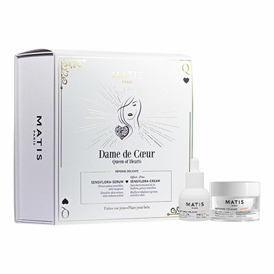 Set kozmetik Matis paris Queen of Hearts Sensitive - krem Sensiflora 50 ml + serum Sensiflora 30 ml