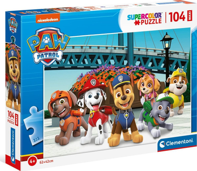 Puzzle Clementoni Maxi Paw Patrol 2, 104 copë 