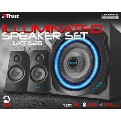 Sistem altoparlantësh Trust GXT 628, 2.1 kanal, 120W, i zi