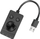 Konvertues audio USB LogiLink UA0397, dalje edhe hyrje 3.5mm, me rregullim zëri, ngjyrë e zezë