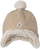 Зимска капа Lodger Beanie Folklore Fleece, 1-2 години, флис, беж