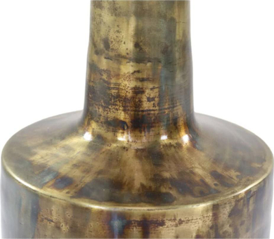 Vazo dekorative HSM Collection Bergamo Medium, metal 20x65 cm, ngjyrë ari