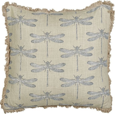 Set jastëkësh dekorativë Dragonfly, pambuk, 45 x 45 cm, bezhë
