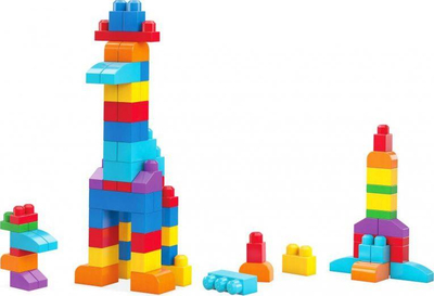 Kubëza Mega Bloks First Builders - çantë e kaltër ,60 elemente (DCH55)