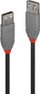 Kabllo Lindy USB-A – USB-A, 0.5 m, e zezë