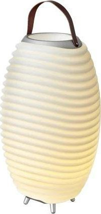 Llambë dyshemeje LED Synergy 2.0 65 Stereo, me Bluetooth, me bateri rikarikueshme, e bardhë