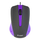 Maus YENKEE YMS 1015PE - USB, e zezë/vjollcë
