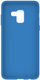 Futrollë telefoni Adidas për Samsung Galaxy A8+, polikarbonat TPU, dizajn i printuar, blu e bardhë