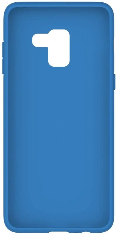 Futrollë telefoni Adidas për Samsung Galaxy A8+, polikarbonat TPU, dizajn i printuar, blu e bardhë