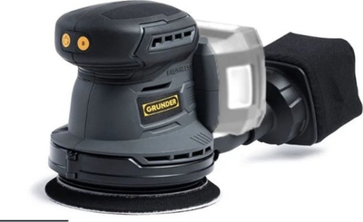 Lëmues orbital Grunder RO-B1118E, 125 mm, 18V BL, i zi