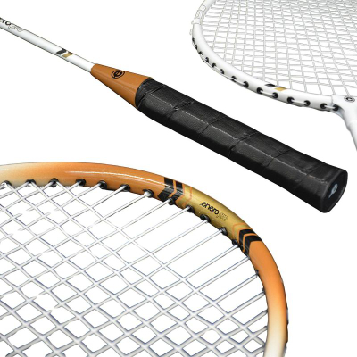 Raketë badminton Enero Pro 30, alumin, me mbulesë, e bardhë