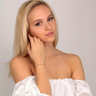 Byzylyk për femra Morellato, i artë / transparent