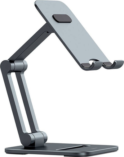 Mbajtëse telefoni Baseus Biaxial, metal, paloset, gri