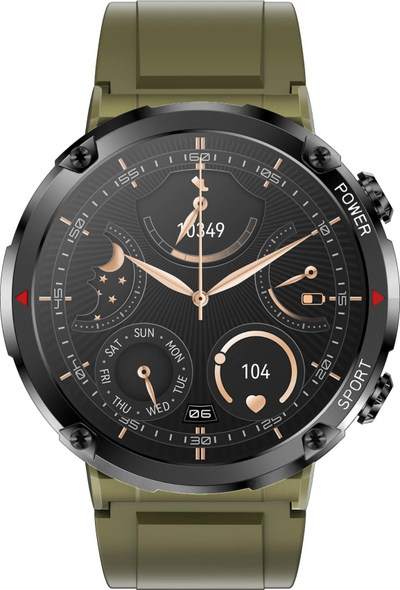 Ora inteligjente Gravity GT21-7, ekran 1.6" IPS, IP67, rrip silikoni i zi