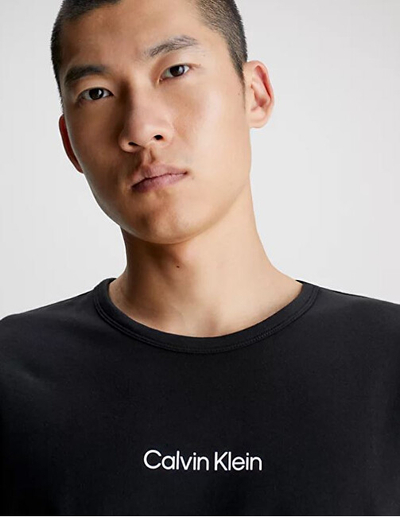 Pizhame për meshkuj Calvin Klein, të zeza/të gjelbra