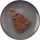 Pjatë ëmbëlsirash DESSERT, qeramike, 21.5 cm, gri