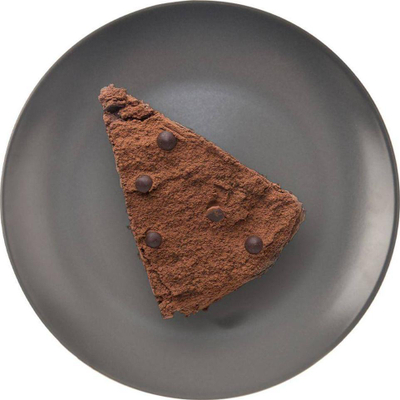 Pjatë ëmbëlsirash DESSERT, qeramike, 21.5 cm, gri