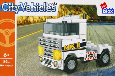 Bлокови за градење alleBLOX City Truck 525216, 56 елементи, за деца