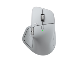 Logitech MX Master 4 - mouse - Bluetooth, 2.4 GHz - pale grey