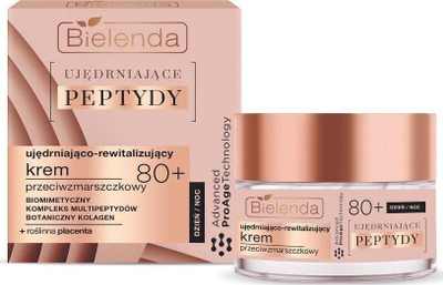 Krem fytyre Bielenda Firming Peptides 80+, kundra rrudhave, për ditë edhe natë, 50 ml
