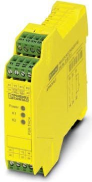 Relé sigurie Phoenix Contact PSR-SCP-24UC/THC4, komandim me dy duar, 24V AC/DC, e verdhë