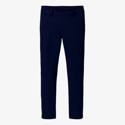 Pantallona golf për goca J.Lindeberg Bingham High Stretch Ankle, material elastik, prerje deri te kyçi, blu t’errta