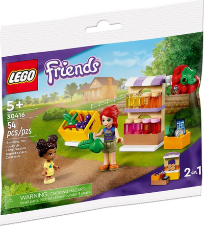 Lodër ndërtimi LEGO Friends 30416 Stall, 54 copa, 5+, shumëngjyrëshe