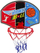 Set basketbolli pa markë, me kosh dhe top, për fëmijë, shumengjyrësh
