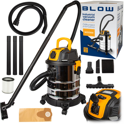 Fshesë industriale BLOW WD3300, 1300W, depozitë 25L, inox