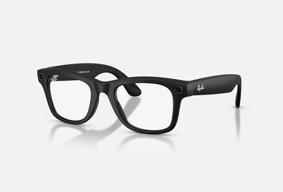 Syze të mençura Ray-Ban Meta Wayfarer Gen 2, High Bridge Fit, lente Transitions, të zeza mat