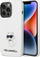Mbulesë telefoni Karl Lagerfeld Silicone Choupette KLHCP14LSNCHBCH, për iPhone 14 Pro 6.1", silikon, e bardhë