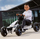 Go-kart me pedale BERG Reppy BMW, gomë EVA, ulëse që rregullohet, i bardhë