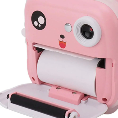 Printer i vogël portativ Extralink EPP-003, Bluetooth, ekran 2.5", rozë