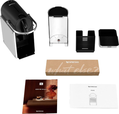 Aparat kafeje Nespresso Pixie EN127S DeLonghi, 19 bar, depozitë 1L, ngjyrë argjendtë