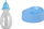 Kukull bebe Lean Sport Baby Doll, 24 cm, me biberon dhe vazon e WC-së, blu