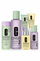 Set të thatë dhe të kombinuar Clinique Great Skin Everywhere care, Sapun i lëngshëm për fytyrë 200 ml + 30 ml + Tonik për lëkurën e thatë dhe të kombinuar Losion pastrues 2 (Eksfoliues dy herë në ditë) 487 ml + 60 ml + Emulsion hidratues 125 ml + 30 ml