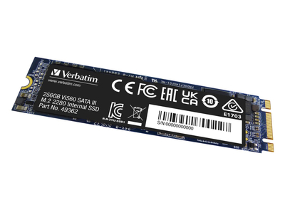 Внатрешен SSD Verbatim Vi560 SATA III M.2 2280, 2TB, за гејминг