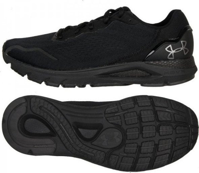 Atlete vrapimi Under Armour HOVR Sonic 6, rrjetë teknike, amortizim HOVR, të zeza