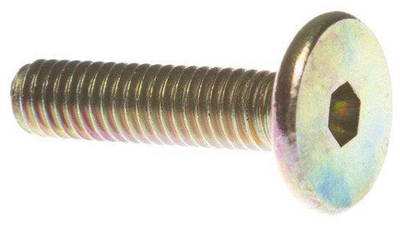 Vidhë mobiljesh Erko Furniture Bolt M6x25, set 20 copë, e verdhë