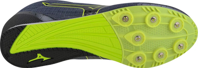 Atlete sportive Mizuno X First U1GA213238, 7 thumba, uniseks, gri e zezë me të verdhë
