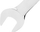 Çelës kombinues Topex 09-257, ratchet i hapur, 10mm, metalik