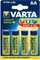 Bateri Varta LongLife AA / R6, 2100mAh, 4 copë