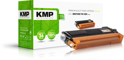 Kartush toneri KMP B-T33, ekuivalente Brother TN230C, cyan